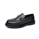
Genuine leather men's loafers lazy trend summer men's shoes British casual leather shoes Korean version of bean shoes men 3518 black T.S.L genuine leather model 38