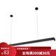 Radar human body sensing long strip lights Smart basement parking lot stairway corridor special garage sensing hanging line lights, all turned off and all light white light 3*5*6018W