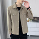 
Playboy (PLAYBOY) jacket for men casual and versatile 2025 new spring and autumn thin small lapel jacket summer men's clothing business high-end trend khaki XL [suitable for 130-145Jin [Jin equals 0.5 kg]]
