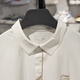 Kurzärärmelte Polo-Shirt von Männern 2025 Summer New Honor Serie Casual Lapel T-Shirt APLV673 Champagner Weiß APLV673-1 2XL