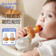 Dr. Ma's baby biting bag fruit food supplement device baby fruit and vegetable 4 months old biting rubber M+L net bag white