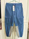 Yimuqi High-End-Meijia-Jeans in Sommerelastik, weicher, einfacher einfacher Grundstil-Wasch-Jeanshosen, mittelblauer Patch dünne Gerade Jeans, Einheit 31-17078