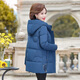Yaya (YAYA) mother down jacket women's winter middle-aged women's middle-aged women's winter clothing foreign style short hooded thickened fashion jacket