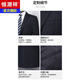 Hengyuanxiang high-end light luxury men's worsted wool suit striped middle-aged business formal suit wedding dress jacket navy blue center back slit M 170/46B