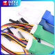 DZYJ 2.54mm 2.0mm program burning test pin spring pin probe STC STM32 ARM microcontroller programming 2.54 pitch 6p diamond head probe with DuPont terminal line