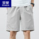 Romon Summer New Pure Cotton's Men's Shorts Canual Madeny Brand Low 5-Coint Banns Тонкие универсальные брюки среднего уровня 9224 Темно-синий вес 4xl.