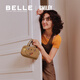 Belle women's bag SMILEY co-branded stray toast 25 mall newbie Boston bag X7428CX5 caramel color F