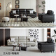
CHEERS offline store first class Italian minimalist leather function sofa 12376 Vatican Black-three-seater double electric [Send R0060 mattress 1.5M] Delayed shipment (see customer service for details)