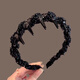 Xincong 2025 new Louis Princess of Paris hairband for women, daily wear hairpin, fluffy high skull headband, upgraded version, 1 pack, light luxury handmade beads