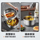 Supor large two-layer steamer 304 stainless steel large steamer multi-layer thickened large steamer gas induction cooker universal high arch cover steamer 2 layers 32cm
