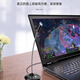 Fashion tribal desktop microphone computer 3.5 wired external microphone USB e-sports online class game voice recording desktop video conference anchor live broadcast external sound card desktop notebook HD version-USB black + headset