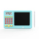 The children's smart oral computer training machine automatic question setting math LCD handwriting and painting board learning machine oral calculation treasure + handwriting board two-in-one [Blue] English