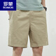 Romon Summer New Pure Cotton's Men's Shorts Canual Madeny Brand Low 5-Coint Banns Тонкие универсальные брюки среднего уровня 9224 Темно-синий вес 4xl.