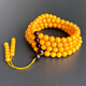 Yuzhi 1 item 1 certificate 1 shot beeswax bracelet for women 108 beads rosary natural amber bracelet bead diameter 7.4mm 25.11g G354