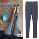 LangSha shark pants women's Korean style wear tight high waist, belly, hips, and thin legs in spring and autumn summer, thin pants, leggings, light gray L [100-130Jin[Jin equals 0.5 kg]]