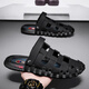 
STEFFIE LOVE2025 summer new men's shoes trendy two-wear driving sandals breathable beach shoes casual sandals men black 9901 39