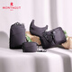 Mengtejiao tela neutral nueva bolsa cruzada bolso de hombro de moda bolso de viaje de hombro gran capacidad pequeña bolsa de varianza verde