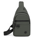 3882 Sac pour hommes Nouveau sac coffre de couleur unie lége