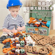 Montage Werkzeugkasten Elektrische Schrauben können abgetrennt und zusammengebautes Playhouse -Kinderspielzeug 9905 DIY -Werkzeugset 80pcs