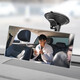 Tough interior suction cup rearview mirror, large field of view car rearview mirror, convex wide-angle blind spot auxiliary mirror, baby observation mirror, suction cup type round mirror with hose holder