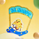 Chow Tai Fook Milk Dragon Serie Happy First Golden Gold Emblem Geburtstagsgeschenk EOR1424 EOR1424