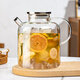 Manwei cold kettle household high temperature resistant glass cold kettle food grade thickened boiling kettle large capacity juice pot flower teapot 3.0L transparent teapot
