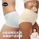 Gu Niangjia medical grade A cotton 10A antibacterial high-waist underwear zero-dyed cotton extended crotch women's seamless briefs soft and soft