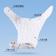 Diaper pure cotton washable baby urine melon newborn gauze diapers summer baby diaper pants pocket ring mustard seeds [7A antibacterial] 5 packs random color L code [recommended 15-25 Jin [Jin equals 0.5 kg] baby]