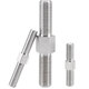 Meikejie 304 stainless steel external hexagonal positive and negative double-head screw bolt screw left-hand right-hand two-way screw M3M4M16 16*140 1 capsule