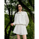 
JORYA weekend 24 summer new romantic bud tie-length sports hooded waist-hugging loose jacket EJWEBQ70 white - coat S