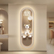 Yonghuan Modern Light Luxury Salon Perpetual Calendar Electronic Wall Horloge 2025 Nouvelle entrée haut de gamme Entrée verticale Vertical Stripe Clothing 14699 [Avec affichage numérique Horloge silencieuse] 70x10cm LD PEINTURE LIGHT MODÈLE DE RÉSOLIÈRE COMMAN [ÉCRAN-AFFICHAGE numérique + Lumière chaude] Standard Standard
