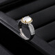 Open ring dove egg design unique tail ring temperament high-end adjustable female silver
