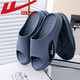 Huili Slippers Genuine Men's 2023 NUEVO Summer Home Interior Wear Resistente al aire libre Sports Sports Men's One-Slip Flops 0231-1 (gris azul) Tamaño 42-43 (adecuado para el tamaño 41-42)