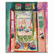 La fenêtre ouverte de Yu Senyi Henri Matisse peinture décorative Art Peinture Brutaliste Box électrique Box Paint Femme par la fenêtre 90 * 12035 mm Cadre doré d'épaisseur