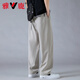 
Yalu Bingsi Pants Men's Summer Quick-Drying Thin Loose Straight-Line Casual Pants for Boys New Cool Sport Wide-Level Trousers 6636 Black 2XL About 140-160Jin [Jin equals 0.5 kg]