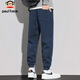 Big Mouth Monkey (paul frank) pants men's autumn and winter casual pants men's small-legged sweatpants men's pants trendy brand sweatpants men's navy blue XL