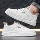 
Yijing 2025 new spring white shoes for men's breathable shoes for men Korean style students' versatile sports and casual shoes for white gray 16813 selected models 39 standard code