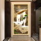 Huilide's Liushuicai's entrance hall decorative painting with lights for living room landscape paintings hanging paintings corridors and corridor murals simple and modern Liushuicai's A model 100*200 LED lamp painting (intelligent LED lamp power bank 42