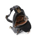 Sac de poitrine Walker Shop pour hommes [Cuir de tête tanné aux légumes sélectionnés] 2025 NOUVELLE SAG COSSBOCK MENS POUR LE MONNE SAGLE SPORTATIQUE À TRENDY NOIR (hauteur 28,5 * Largeur 19 * Épaisseur 4cm)