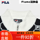 斐乐（FILA）FILA 官方女士编织外套2025春新款时尚休闲拼色LOGO毛衣 XS均码