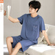 Pajamas modal Summer 2025 Nouveau costume Shorts shorts minces, lâches et décontractés, de grande taille vêtements d'ameublement de maison g [6623] shorts modaux et xl respirant [recommandé 120-140jin [Jin est égal à 0,5 kg]]]