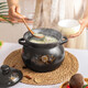 
Xintley casserole stew pot household gas pot soup pot ceramic pot small casserole high temperature resistant Chinese medicine soup pot pot clay pot pot pot pot double color flower 3-5 people burned and replaced 3892ml