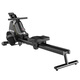 Heisman (healthmate) rowing machine household electromagnetic dual-resistance aerobic fitness equipment indoor anaerobic exercise magnetically controlled silent smart rowing machine black magnetically controlled resistance adjustment/mechanical 16 resistance