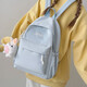 INS-Basis-Schulbag-Mädchen Junior High School Schüler mit hohem Erscheinungsbild und Nischen-College-Studenten mit Nischendesign Sinn Jian Xin 6625 Yellow + Pendant