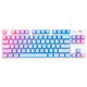 Logitech K835 Keycap personnalisé E-Sports Game Business Office 84 Key Wired Mini Mechanical Keyboard K835 + Blue aphrodisiac Keycap White Red essieu