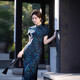 
Zhewei's young original acetic acid satin retro cheongsam old Shanghai 2025 spring new Chinese daily cheongsam women 9276 L