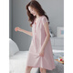 VICTORIA'S STYLE PAJAMAS POUR FEMMES 2025 NOUVELLE NIGHTGOWN SUMBRE POUR FEMMES MINE COLLE COTON MODAL PAJAMAS DES VOSSIONS HOME HYD-Q3527 M