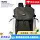 TRUFFLE casual travel backpack men's junior high school bag large capacity college student female backpack light outdoor DSG-military green with beige and gray
