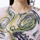 JNBY/Jiangnan Buyi 25 summer new dress Little Flower Cyclamen Print Medium Sleeve Round Neck A-type 5P4G15430 690/Pink S