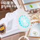
North China e-Home Fully Automatic Bubble Machine 2025 New Non-toxic Children's Handheld Popular Electric Technology Bubble Gun Boy and Girl Toys Blue Pulse Bubble Gun [Liquid 10+ Bubble Water]